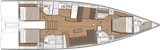 3 Cabins 3 heads + crew